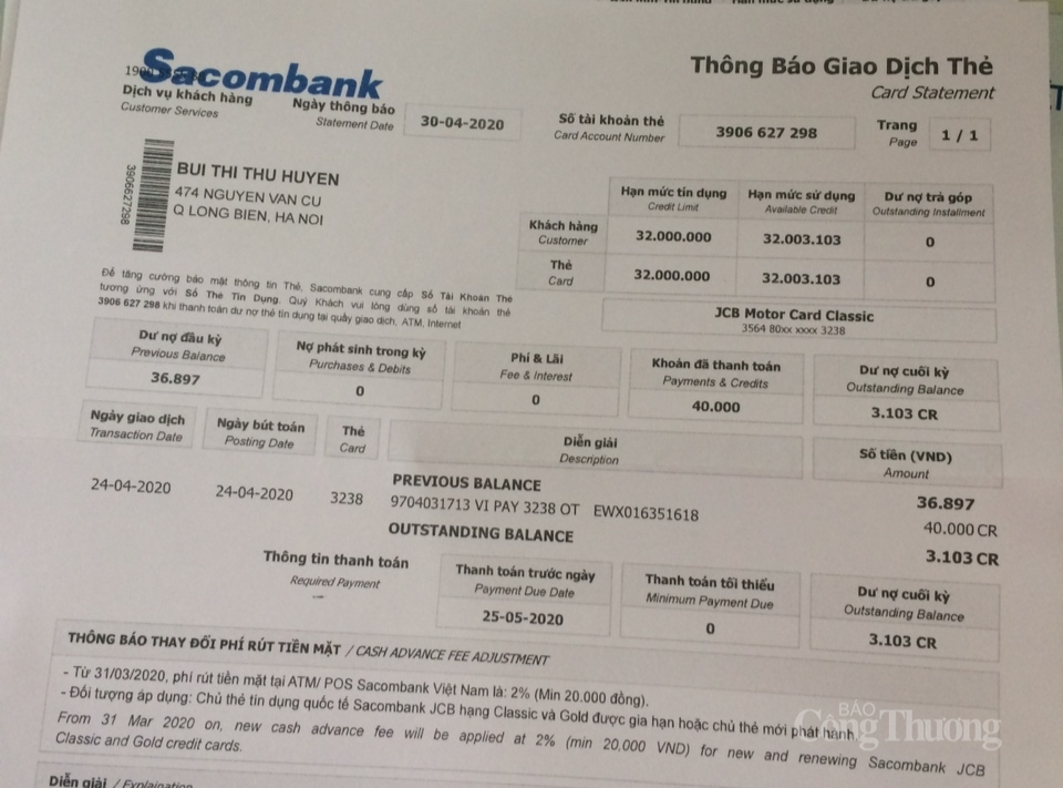 Sao kê lương Sacombank - Cẩm nang toàn diện giúp bạn quản lý tài chính hiệu quả